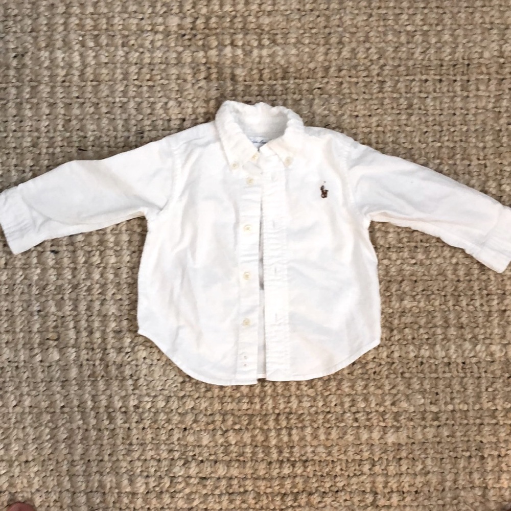 Polo Ralph Lauren white Oxford - 12m